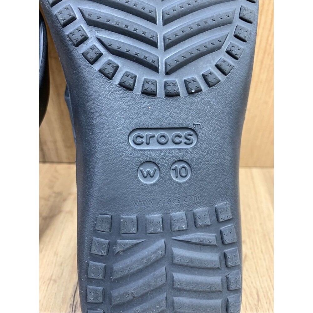 Crocs Women's Kadee II Flip Flop Sandal Thong Toe Black Size 10 - Picture 9 of 13